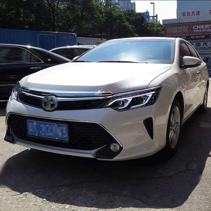 Автомобильный Стайлинг для Toyota Camry V55 светодиодный фар фары ближнего света drl Объектив Двойной Луч H7 HID ксеноновая лампа