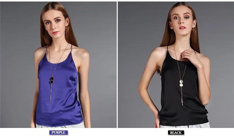 Silk Halter Top Women Camisole 2017 Summer Style Sexy Sleeveless Vest Slim White Crop Top Women Camis Roupas Femininas 3XL1
