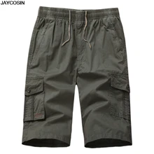 KLV мужские шорты, летняя мода, хлопок, повседневные, Gargo, вареные, длина до середины икры, высокое качество, горячая Распродажа, сделай сам, одежда 9530