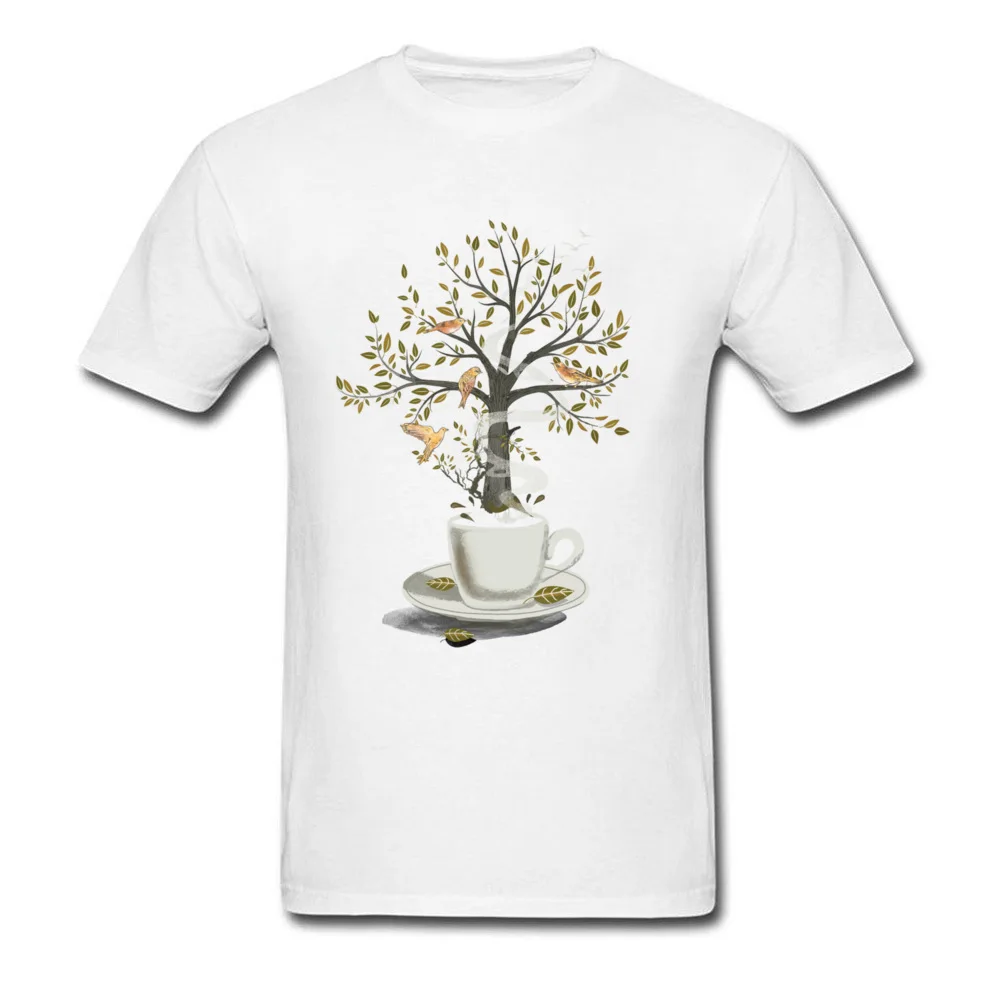 100% Cotton Men Short Sleeve cup of dreams 10093 T-shirts Design Tops Shirts 2018 New Fashion 3D Printed Crewneck Tee Shirts cup of dreams 10093 white