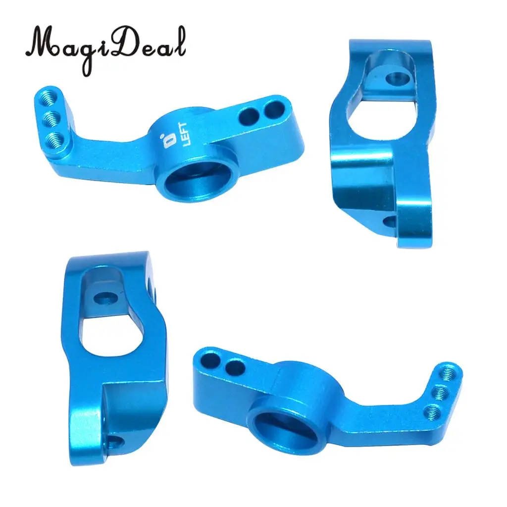 RC Car Metal Accessory Aluminium Alloy Left Right C Hub &Left Right Rear Hub Seat for RC Car Buggy Truggy Truck LRP S10 Blast