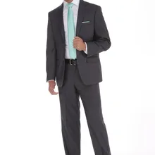 Bespoek мужские костюмы для свадьбы смокинги женихов серый индивидуальный заказ вечернее платье