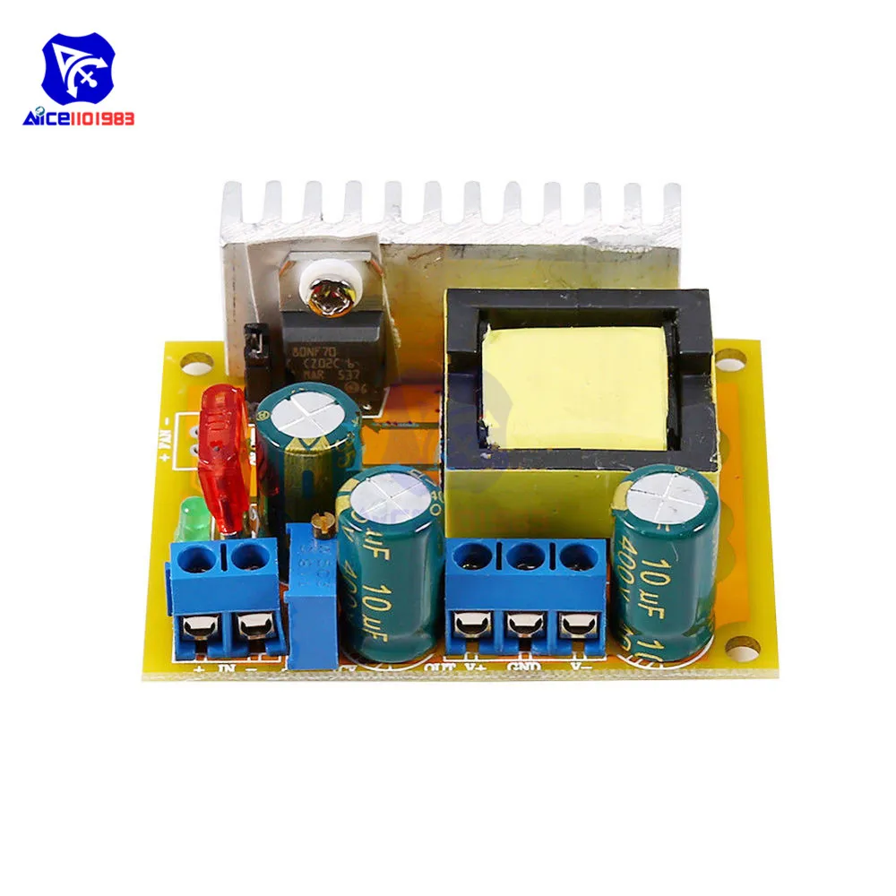 High Voltage DC-DC Boost Converter 8V-32V to ±5V-390V Adjustable ZVS Capacitor Charging Power Supply Module