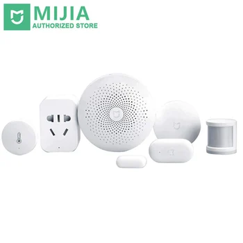 

New Xiaomi Smart Home Automation Multifunction Gateway Door Window Human Body Sensor Temperature Humidity Sensor Wireless Switch