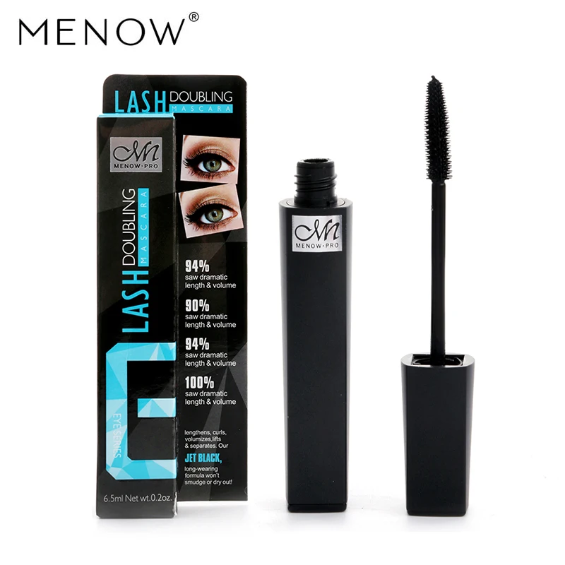 

MENOW Brand new mascara thick magic long mascara waterproof easy to remove makeup long lash eyelash professional eye cosmetics