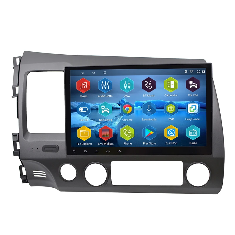 Android 7.0.0 Φ для honda civic 2006 2011 с радио gps навигацией поддержкой mirror link рулевого