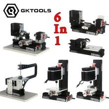 12000r min 60W Powerfull All Metal 6 in 1 Mini Lathe Milling Drilling Wood Turning Jag