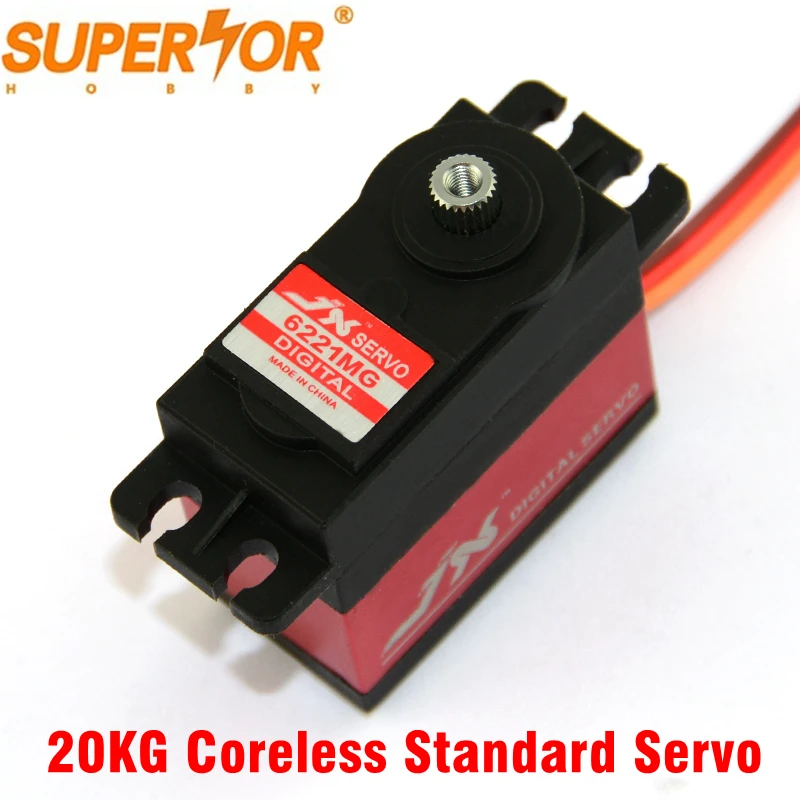 JX Servo PDI-6221MG 20KG Digital Coreless Standard Servo Large torque High Precision Metal Gear RC model plane helicopter car цена JX Servo PDI-6221MG 20KG Digital Coreless Standard Servo Large torque High Precision Metal Gear RC model plane helicopter car цены онлайн