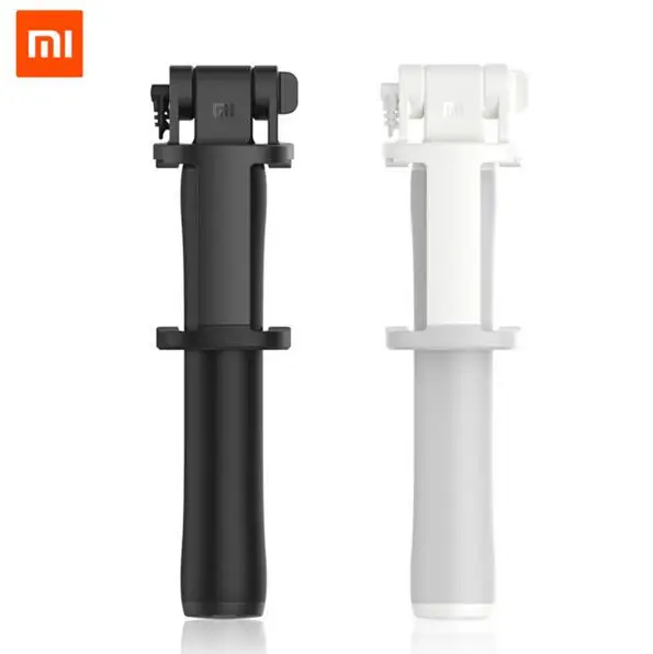 Оригинальная селфи-палка Xiaomi, монопод, держатель затвора, раздвижная ручная Проводная палка для селфи с затвором для мобильного телефона IOS Android