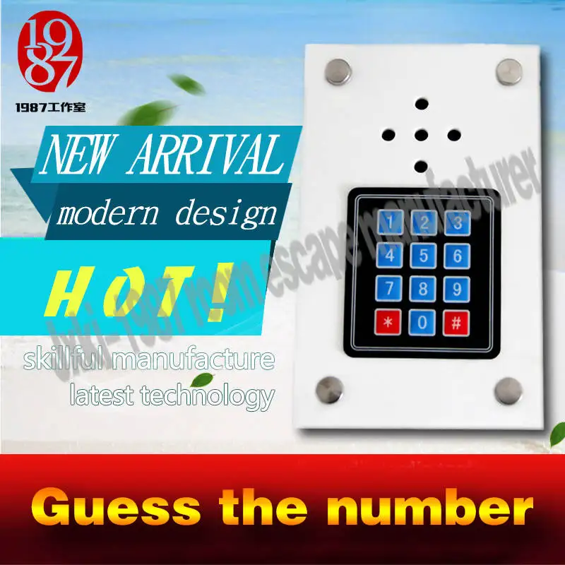 Takagism game prop, new chamer live escape Real life room escape props jxkj-1987 guess the number to open door guessing prop Takagism game prop, new chamer live escape Real life room escape props jxkj-1987 guess the number to open door guessing prop