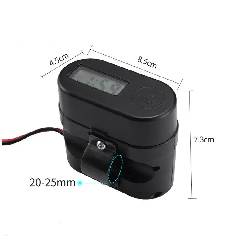 12 V-24 V черный руль Dual USB Автомобильное зарядное устройство прикуривателя Зарядное устройство прикуриватель для мотоциклов Зарядное устройство