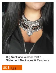 Bohemian Fashion Crystal Long Coin Necklace For Women High Quality Punk Statement Necklace Choker Women Necklaces& Pendants