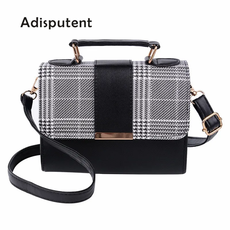 

Adisputent 2019 Bags For Women Leather Handbags PU Shoulder Bag Small Flap Messenger Crossbody Bags For Women Solid Sac Femme