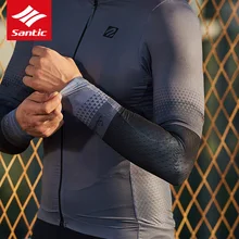 Santic рукав для велоспорта для бега высокие эластичные гетры MTB дорожный велосипед дышащие весенние летние рукава для защиты от солнца