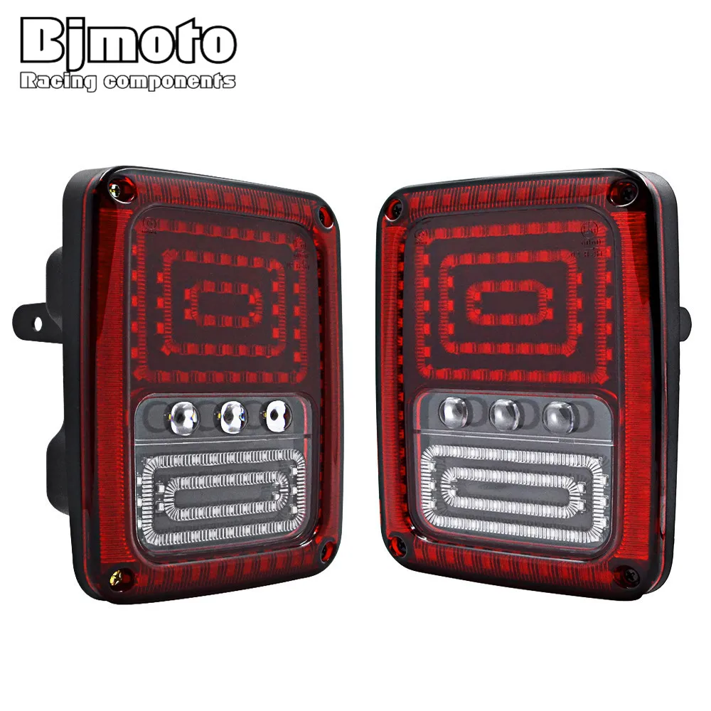 

TL-02 EU/USA Standard Taillight Car LED Rear Reversing Brake Light Turn Signal Tail Light For Jeep Wrangler JK 2007 -2016