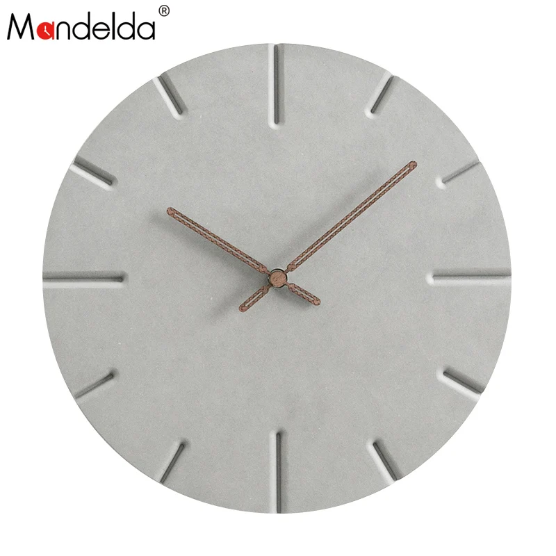 Mandelda 2018 настенные часы МДФ деревянные современный дизайн винтажные деревенские