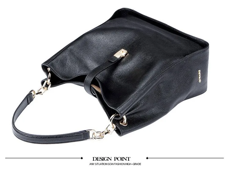 Бренд Qiwang, натуральная кожа, женская черная сумка Хобо, женская дизайнерская кожаная сумка, настоящая кожаная сумка-мешок, кошелек на цепочке, Amazon, распродажа