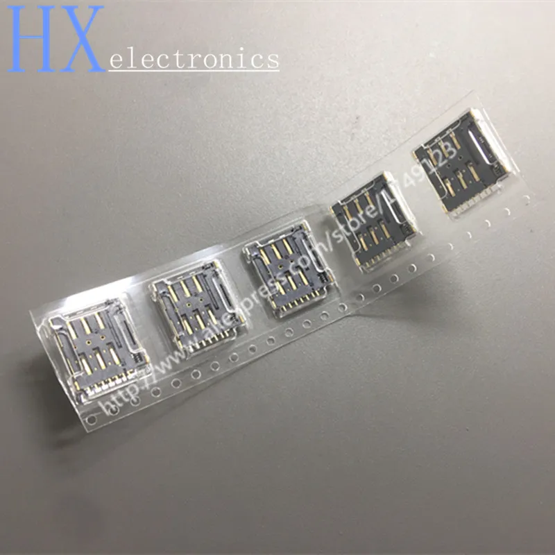 Since the bomb Nano-SIM card connector 7P micro micro slot card holder from the bomb gilded Nano SIM_