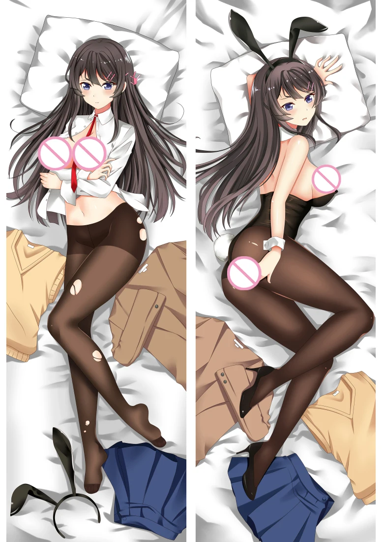 Чехол для подушки Dakimakura декоративный Подушка с изображением кролика девочек 2019