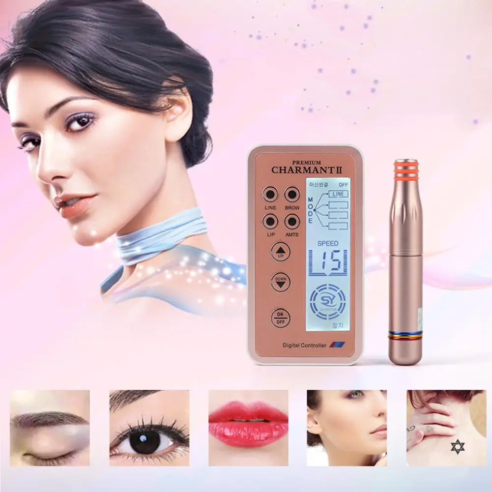 Eyebrow Lip Eyeliner Tattoo Machine Semi-permanent Makeup Digital Pen Spot Wrinkle Removal Microblading Needles | Красота и здоровье