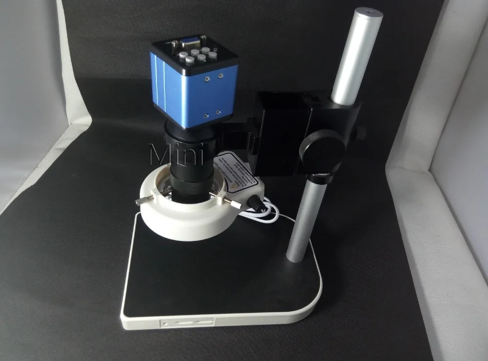 130X Digital Industry VGA C mount Microscope Camera Magnifier With