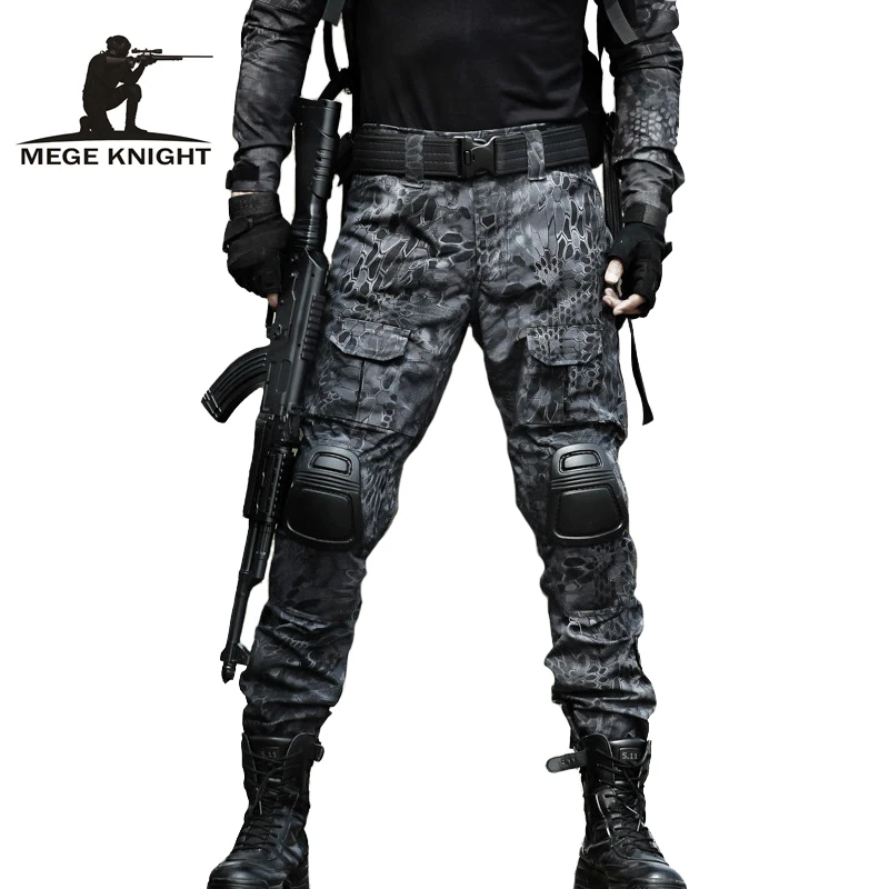 MEGE ropa táctica Color camuflaje, uniforme de combate del Ejército, pantalones militares con rodilleras, ropa de Paintball Airsoft, 12 unidades|uniform army|tactical armyairsoft army - AliExpress