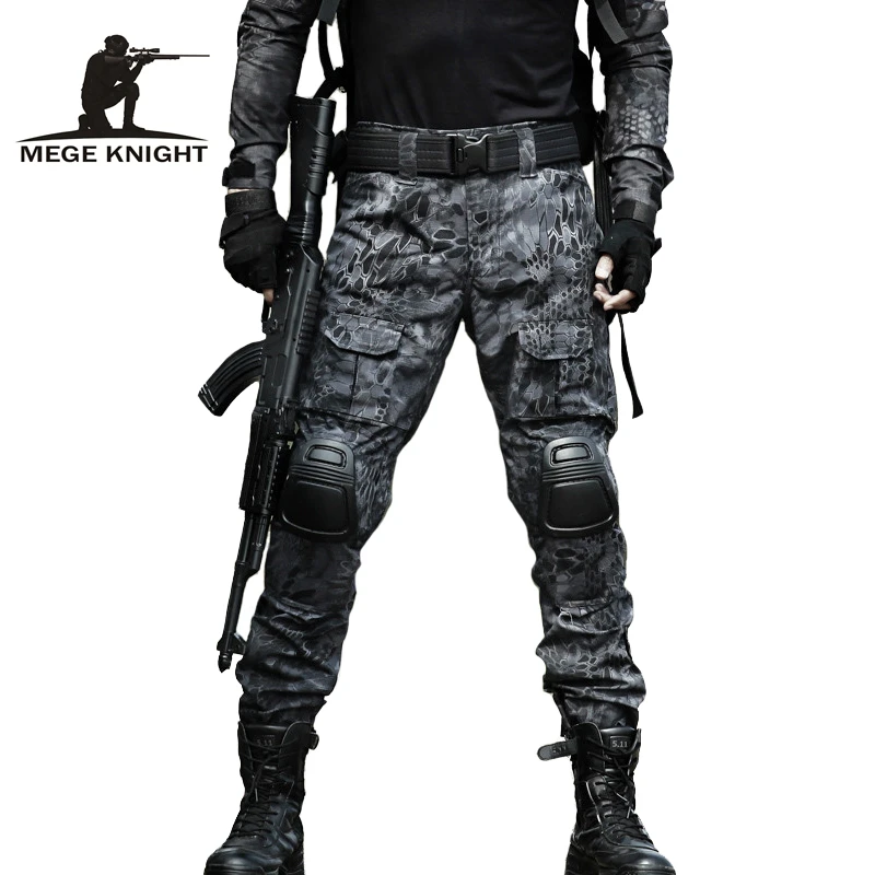Mege 12カモフラージュカラーの戦術服陸軍の戦闘服 膝パッド付きミリタリーパンツ エアソフトペイントボール服 Uniform Army Tactical Armyairsoft Army Aliexpress