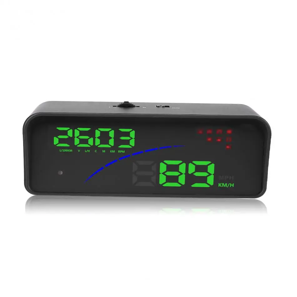 

P9 3.6" Car Head Up Display HUD OBD2 OBDII Fuel Consumption Smart Digital Meter Speed Projector Overspeed Alarm For All Vehicle