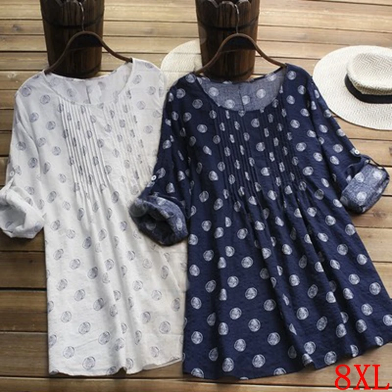 Рубашка женская, большого размера 5XL, 6XL, 7XL, 8XL, летняя, женская, плиссированная, с длинным рукавом|Блузки и рубашки| | АлиЭкспресс