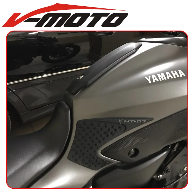 Защитная противоскользящая наклейка на бак для Yamaha MT 07 MT07 2013 2014 2015 2016|3m decals|knee griptank