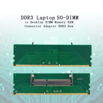 

DDR3 Laptop SO-DIMM to Desktop DIMM Memory RAM Connector Adapter DDR3 for Wholesale Dropshipping 2018 New Arrival
