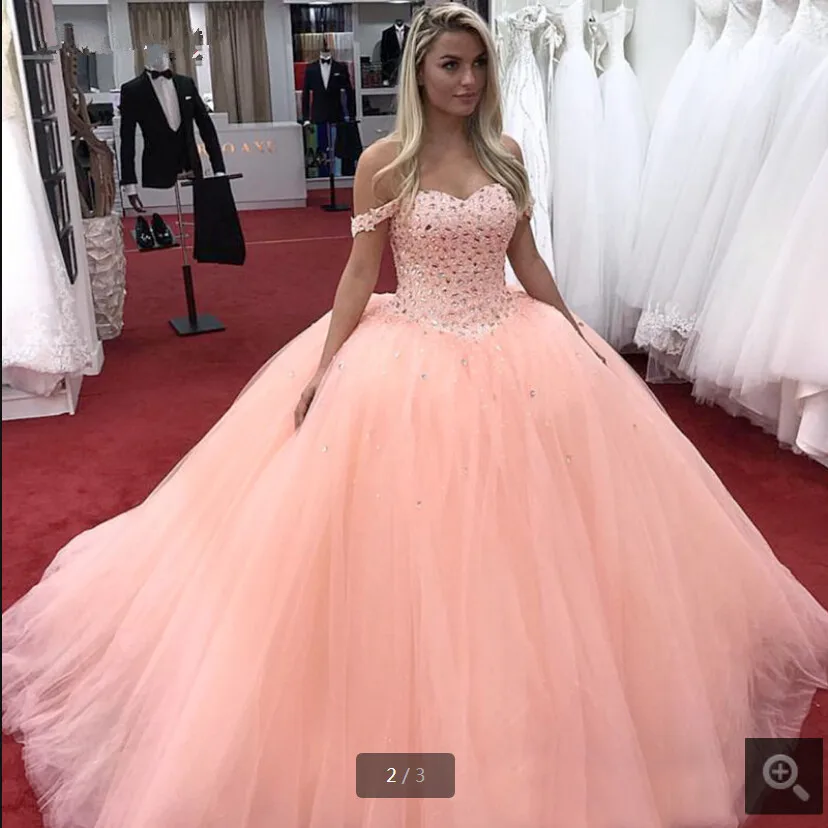 Vestido de festa розовое платье выпускного вечера с блестками с открытыми плечами Милая Шея Принцесса Бальные платья