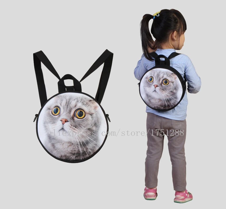 round shoulder bag Messenger Bag kids backpack (5)