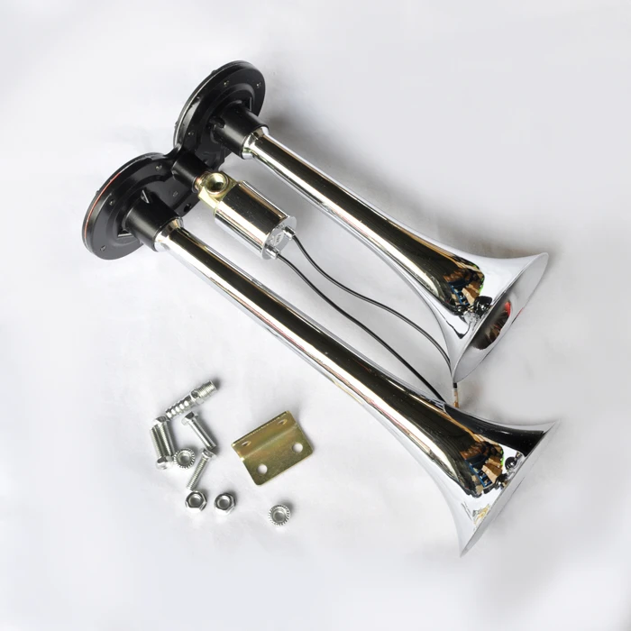 For 2014 HOT Universal Truck Dual Chrome 150dB 12V Air Horn Trumpet Car Boat [QPL34] | Автомобили и мотоциклы
