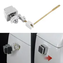 Боковое крепление хромированная отделка Рычаг Слива для туалета аксессуар для бака для воды Туалет кнопочный переключатель регулируемая ручка Клапан