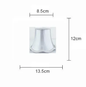 Серебристая белая люстра абажур тканевый современный зажим на|chandelier lampshade|fabric lamp