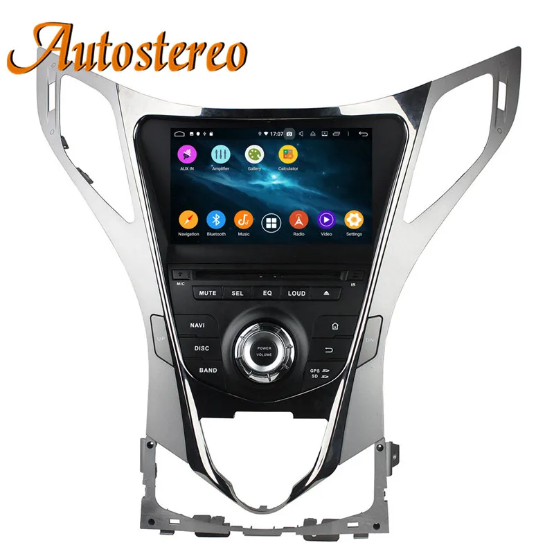 Автостерео Android 8 Автомобильный dvd-плеер gps навигация для Hyundai Azera Grandeur i55 2011+ головное устройство мультимедийный Кассетный плеер рекордер