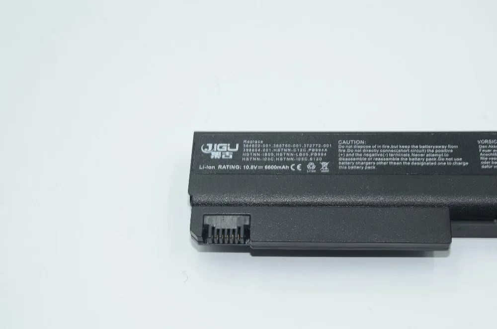 JIGU 12-месячную гарантию 6-клетки Батарея для hp COMPAQ NC 6100 6105 6110 6115 6120 6140 6200 6220 6230 6300 6320 6400 HSTNN-LB05