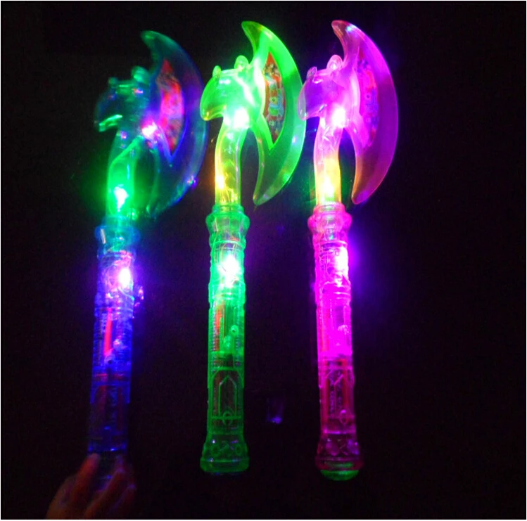 Luminous ax, ax warrior, light swords toys, party props, toys sword fun toy, free shippingin