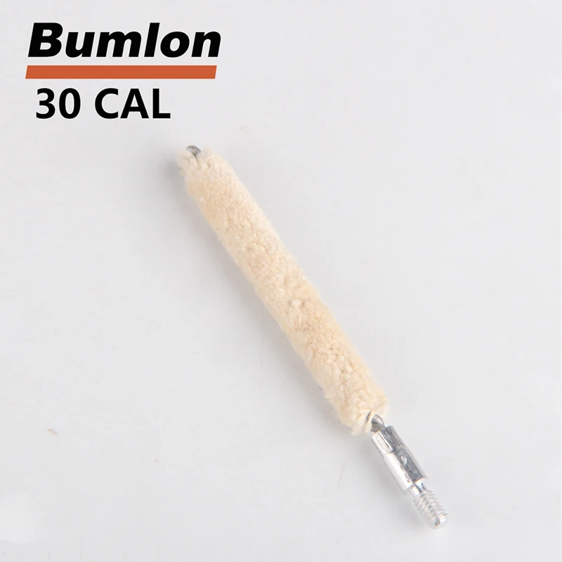 Tactical .30cal Mop Brush Cotton Clean Swab Gun Cleaning Brush for Hunting Rifle  5pcslot RL37-0049-30 (1)