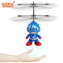 Global Drone 2ch remote control Spaceman Helicopter induction aircraft toy helicopter drone indoor children gift Toys