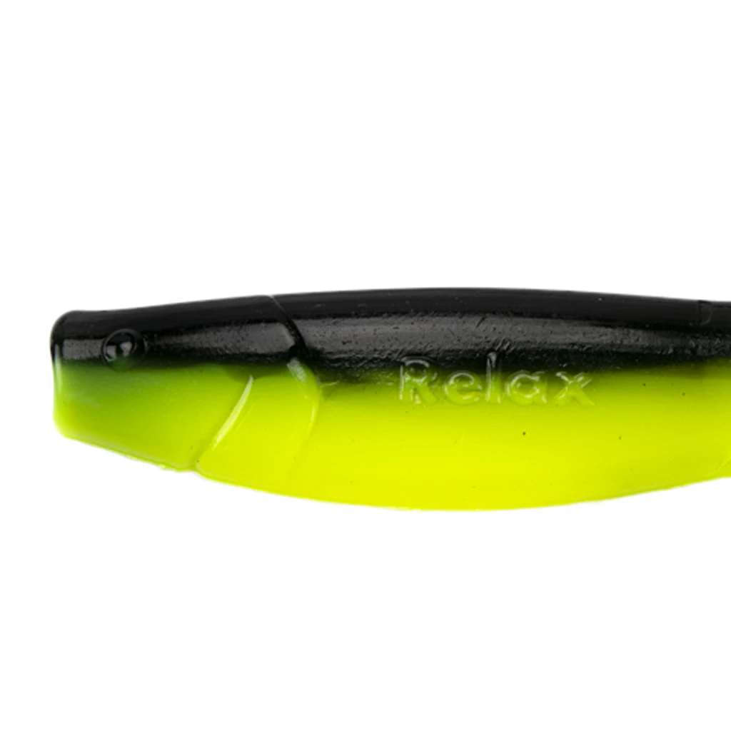 Perfeclan 4Pcs T Tail Soft Fish Lures Fishing Worm Baits Swimbaits for Jig Head & Offset Hook Soft Fish Lure Soft Fishing Lures
