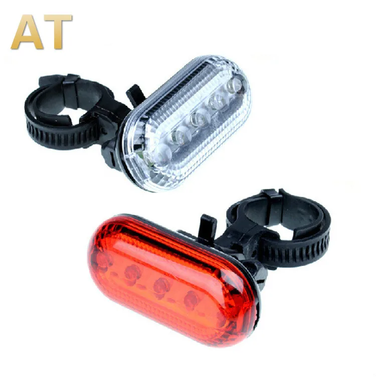 MTB Bike 5 Super Bright LED lights 7 Color Waterproof Cycling Bicycle