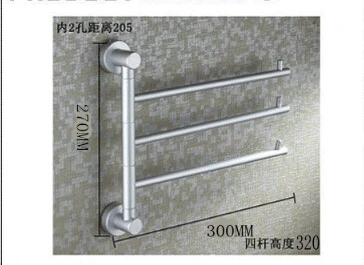 Высокое качество пространство Алюминий Поворотная 2-4 Сушка Для Полотенец рельс для ванной toallas toalheiros ванная комната metais para banheiro инструменты