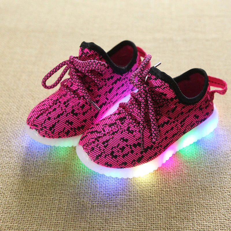 Светодиодный свет Для детей мальчиков и девочек мигающие кроссовки светящиеся |