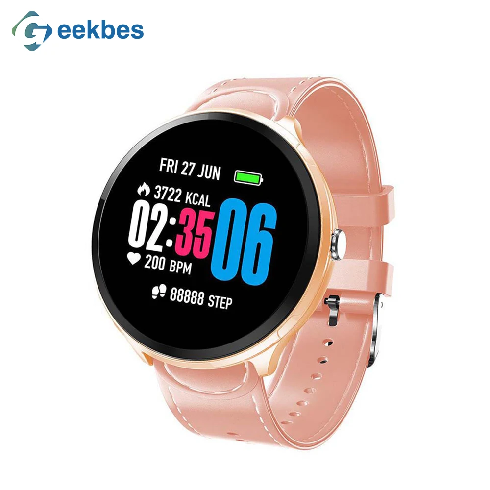 

Geekbes WR2 Smart Watch Heart Rate Blood Pressure Oxygen Sleep Monitor Smartwatch Fashion Fitness Tracker Smart Band 1.3"