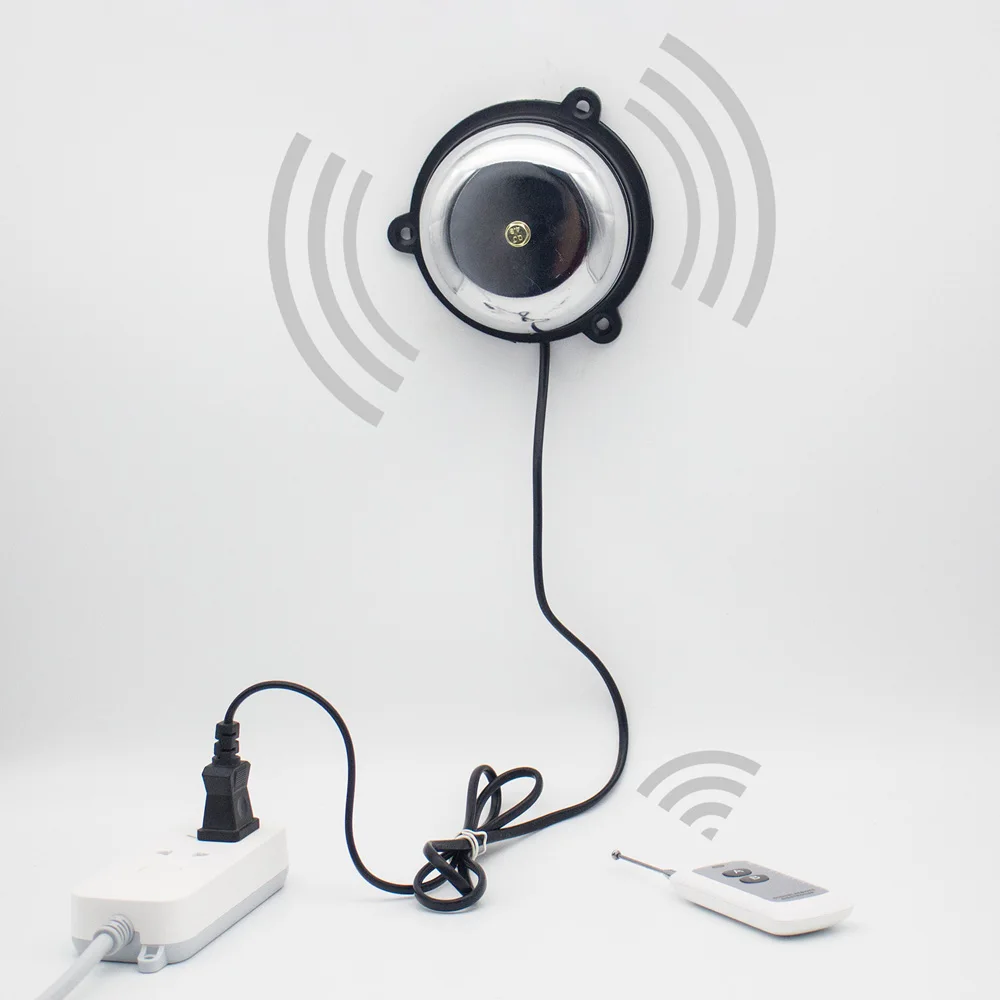 

School Class Bell Fire alarm Apartment Corridor Siren - Remote Control -Support DIY Smart Home Security Protection System KTNNKG