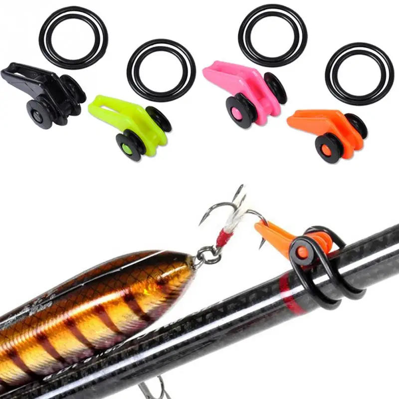 

Lure Fishing Bait Hanger 2018 NEW Plastic Lure Rod Hooks Baits Adjustable Holder Keeper