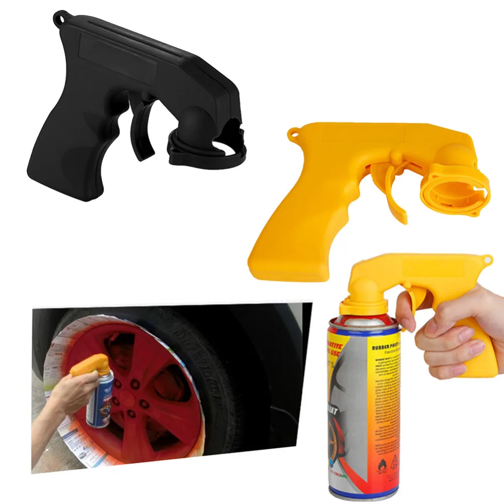 Spray Adaptor Paint Care Aerosol Spray Gun Handle with Full Grip Trigger Locking Collar Car Maintenance Hand Tools for Car Spray Adaptor Paint Care Aerosol Spray Gun Handle with Full Grip Trigger Locking Collar Car Maintenance Hand Tools for Car