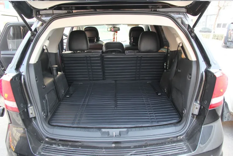 

Top quality! Special car trunk mats for Dodge Journey 7 seats 2018-2009 waterproof boot carpets cargo liner mat for Journey 2012